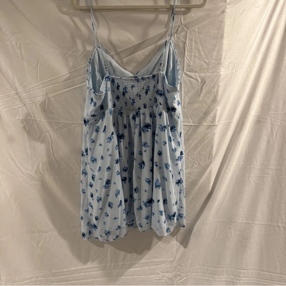 Womens Wild Fable Blue Floral Slip Dress - Picture 3 of 3
